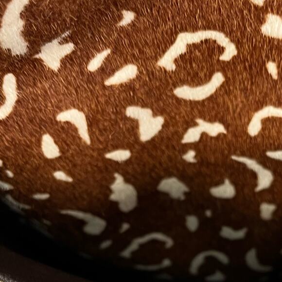 MADEWELL The Medium Transport Tote: Printed Calf Hair Edition in Pecan - Picture 9 of 12